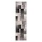 World Rug Gallery Modern Distressed Boxes 2' x 7' Gray 956GRAY2X7 - alternate 2